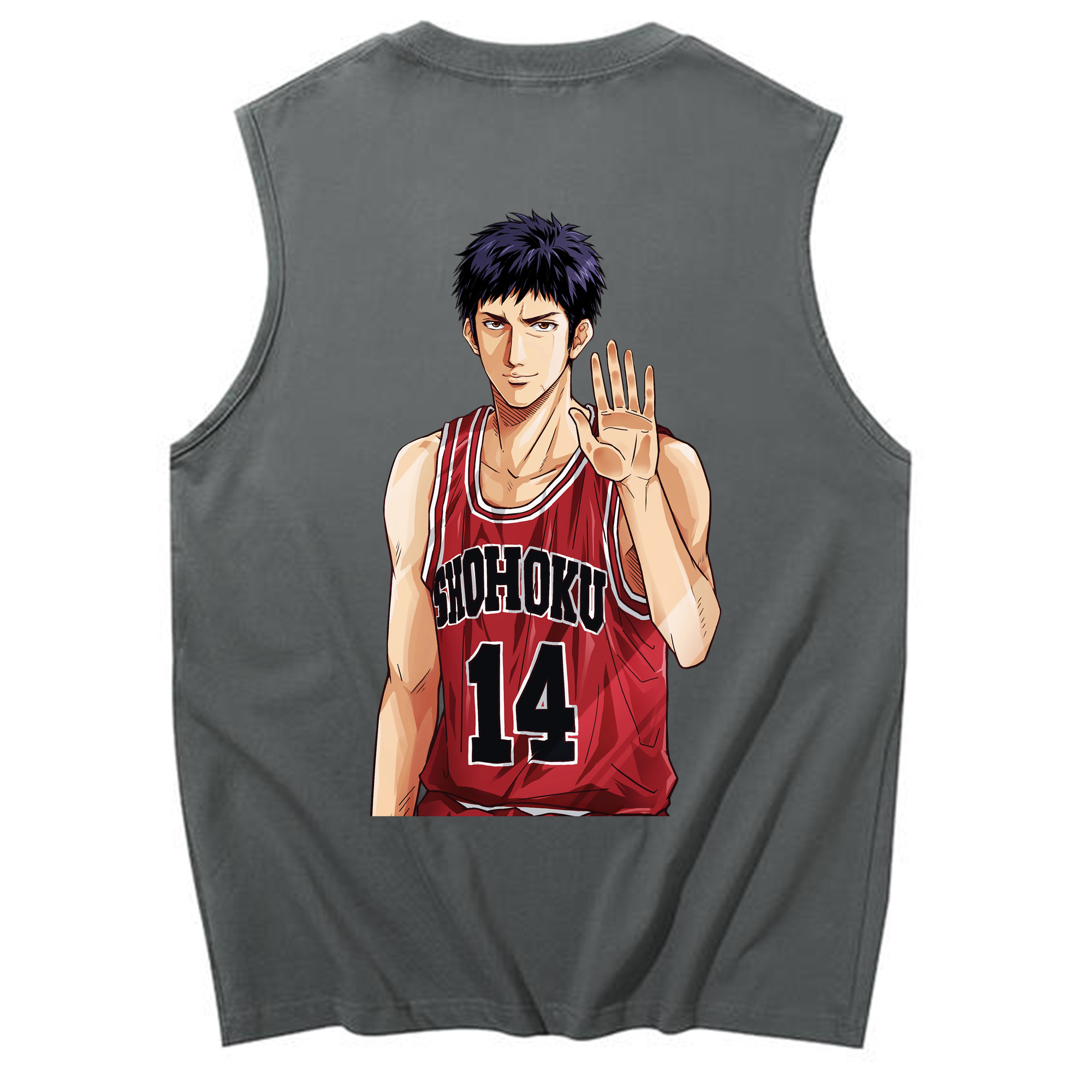 （画像用） SLAM DUNK／スラムダンク コットン100％タンクトップ（背面プリント）